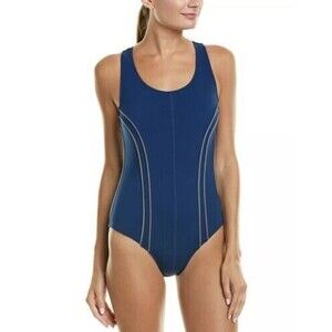 Free People Movement Blue Delta Bodysuit Racerback Yoga Activewear Medium